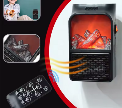 Calefactor Eléctrico Portátil 1000W – Calor Instantáneo y Confort en Minutos